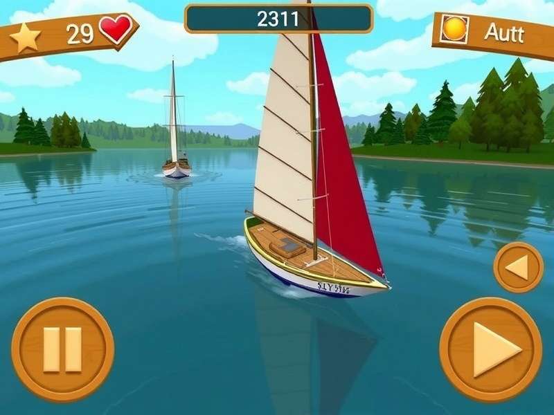 Backwater Bliss Sailing Game Screenshot